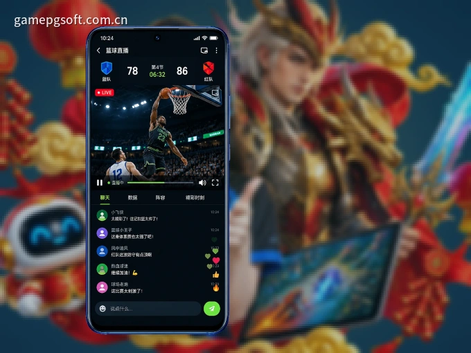 装好PG游戏 APP，看球体验更流畅